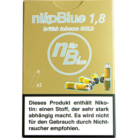 nikoBlue refill gold 1.8% Nicotin