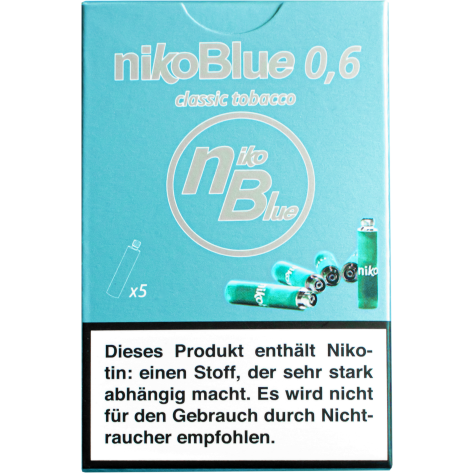 nikoBlue refill classic 0.6% Nicotine