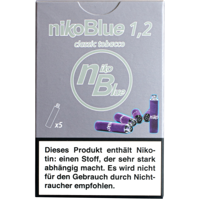 nikoBlue refill classic 1.2% Nicotine